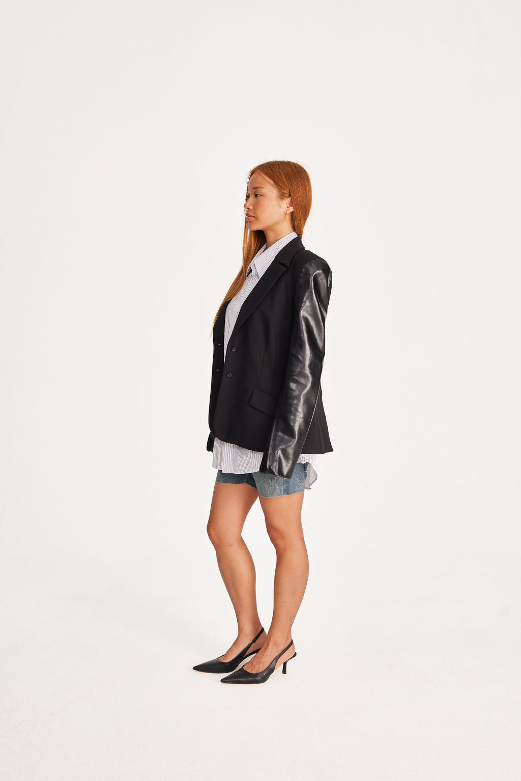 Open back blazer