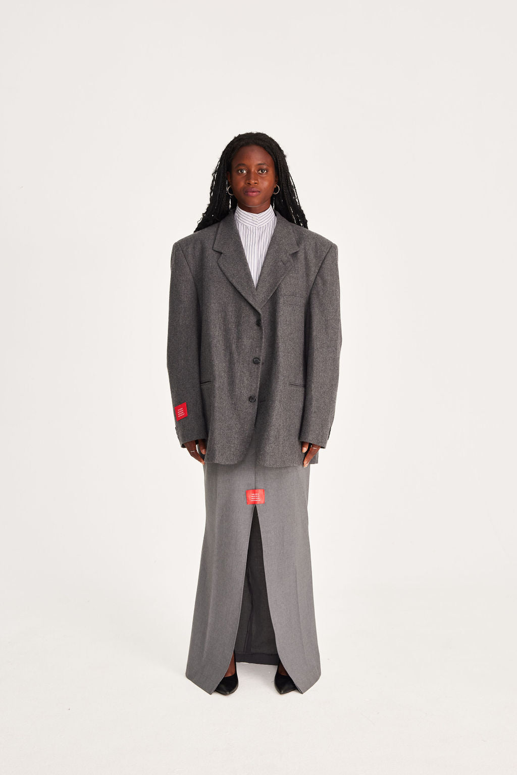 Open back blazer