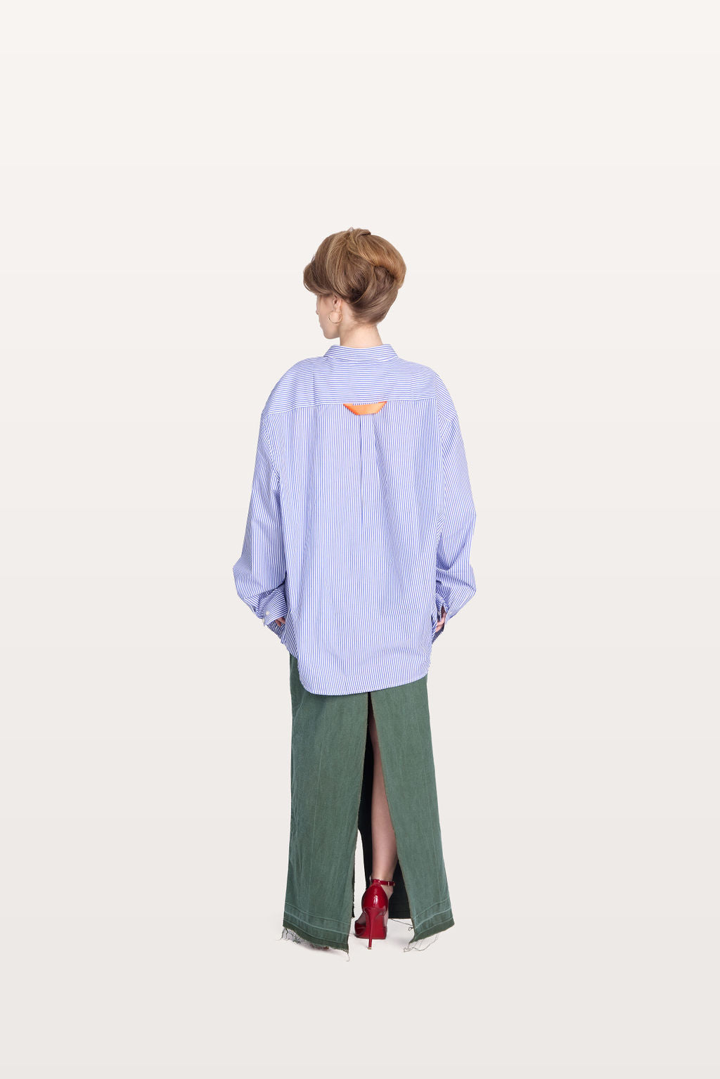 Oversize orange locker loop shirt