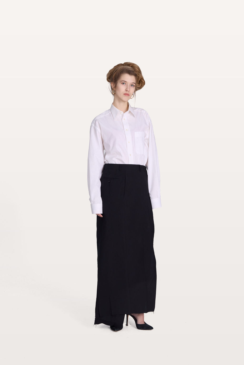 Unisex samurai wrapper skirt