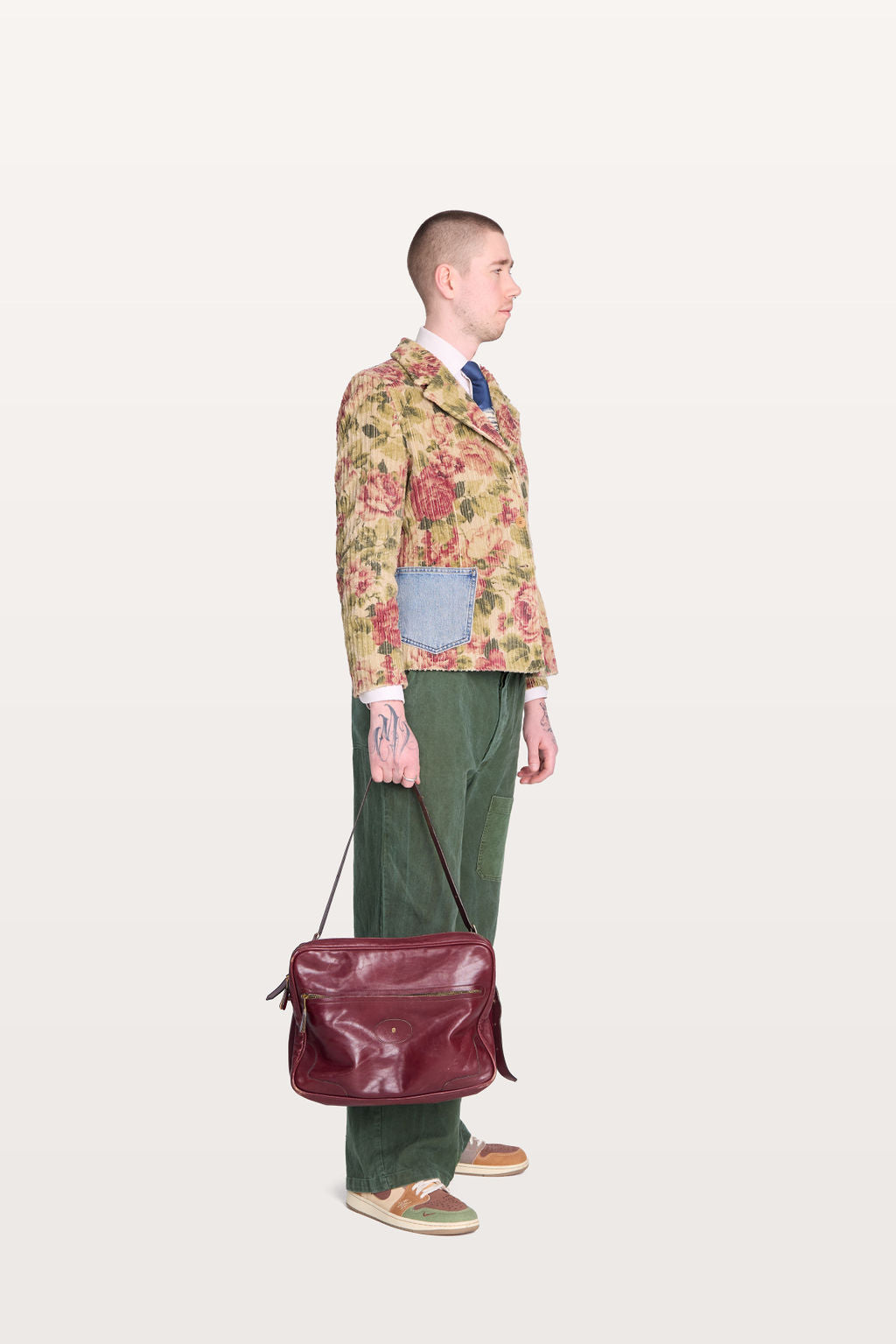Unisex floral blazer