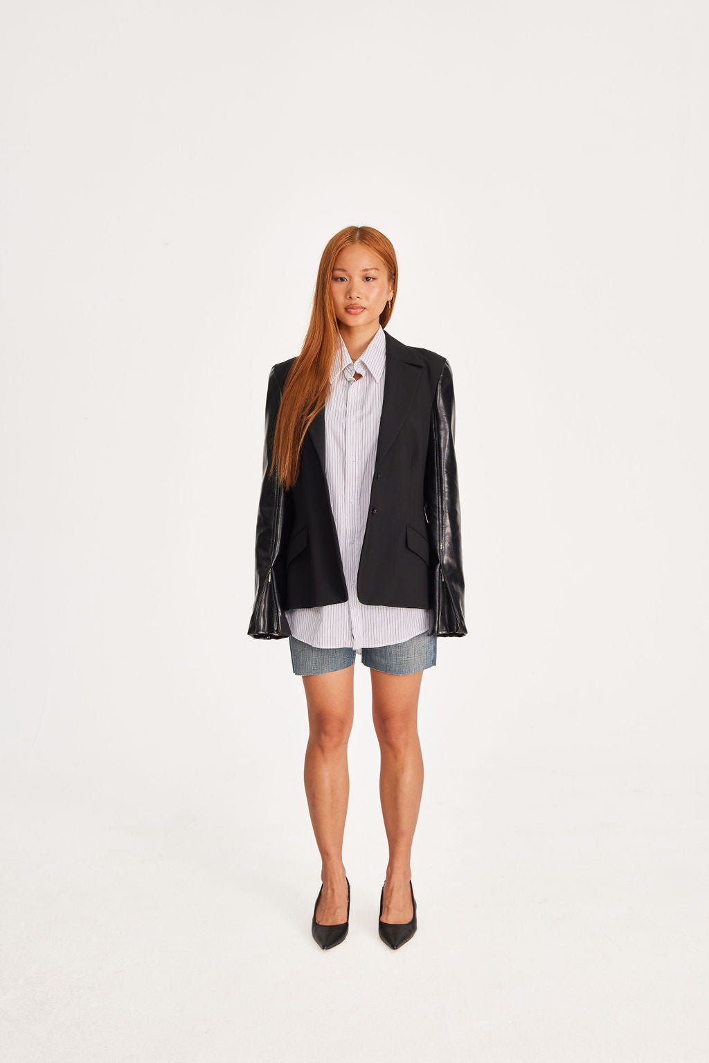 Open back blazer