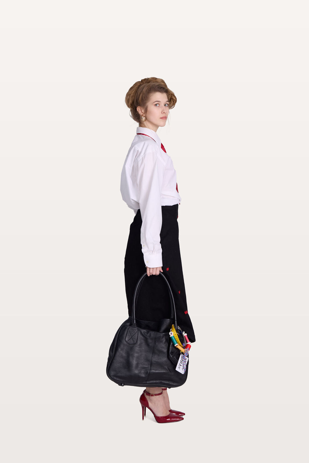 Signature zip skirt