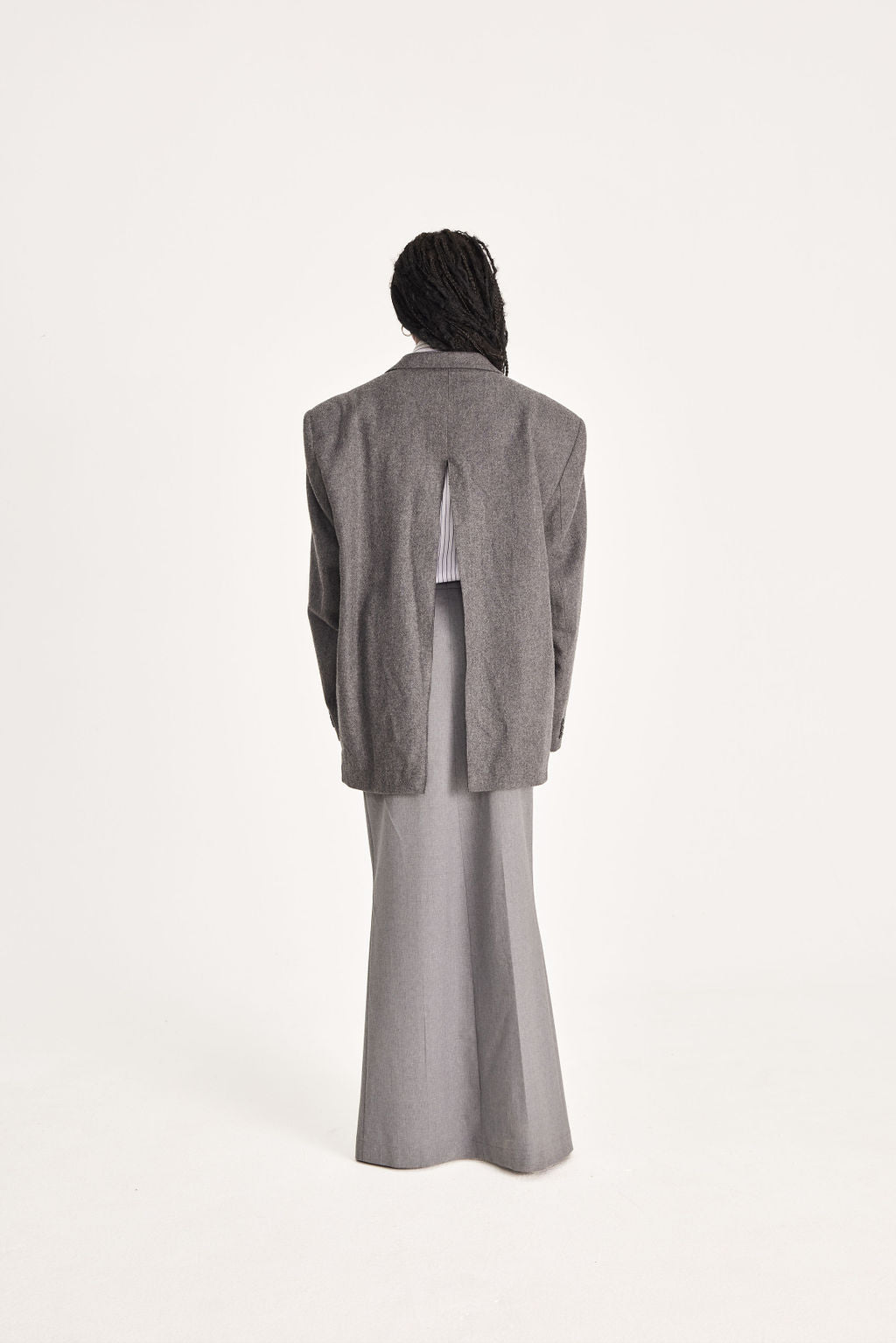 Open back blazer